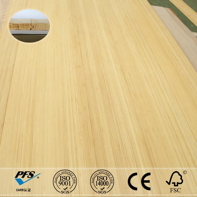 vertical carbonized T_G joint system solid_traditional bamboo flooring